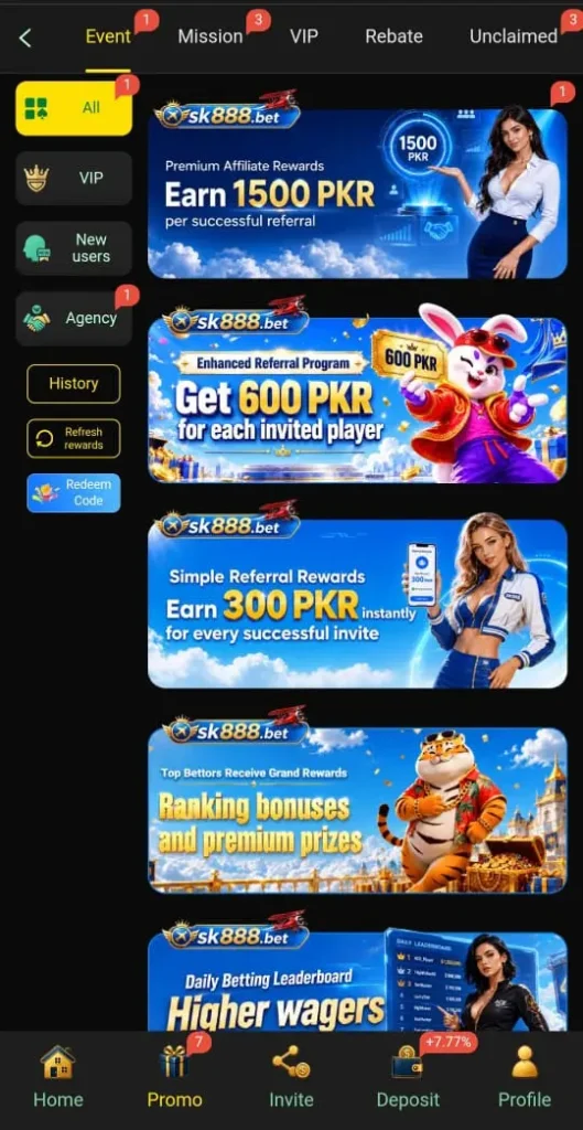 Sk888 Bonuses