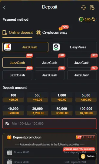 M999 Game Deposit and withdraw method 