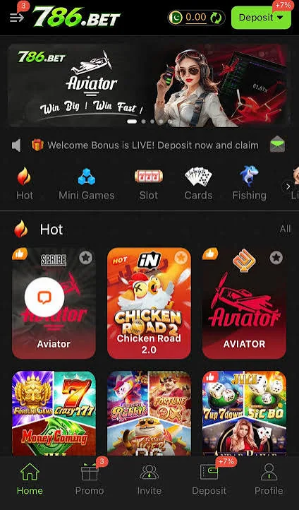 786BET.com lobby images