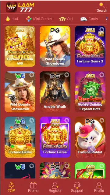 LAAM777 Game bonuses