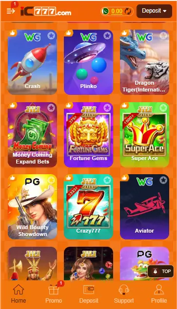 IC777.com Game Lobby images